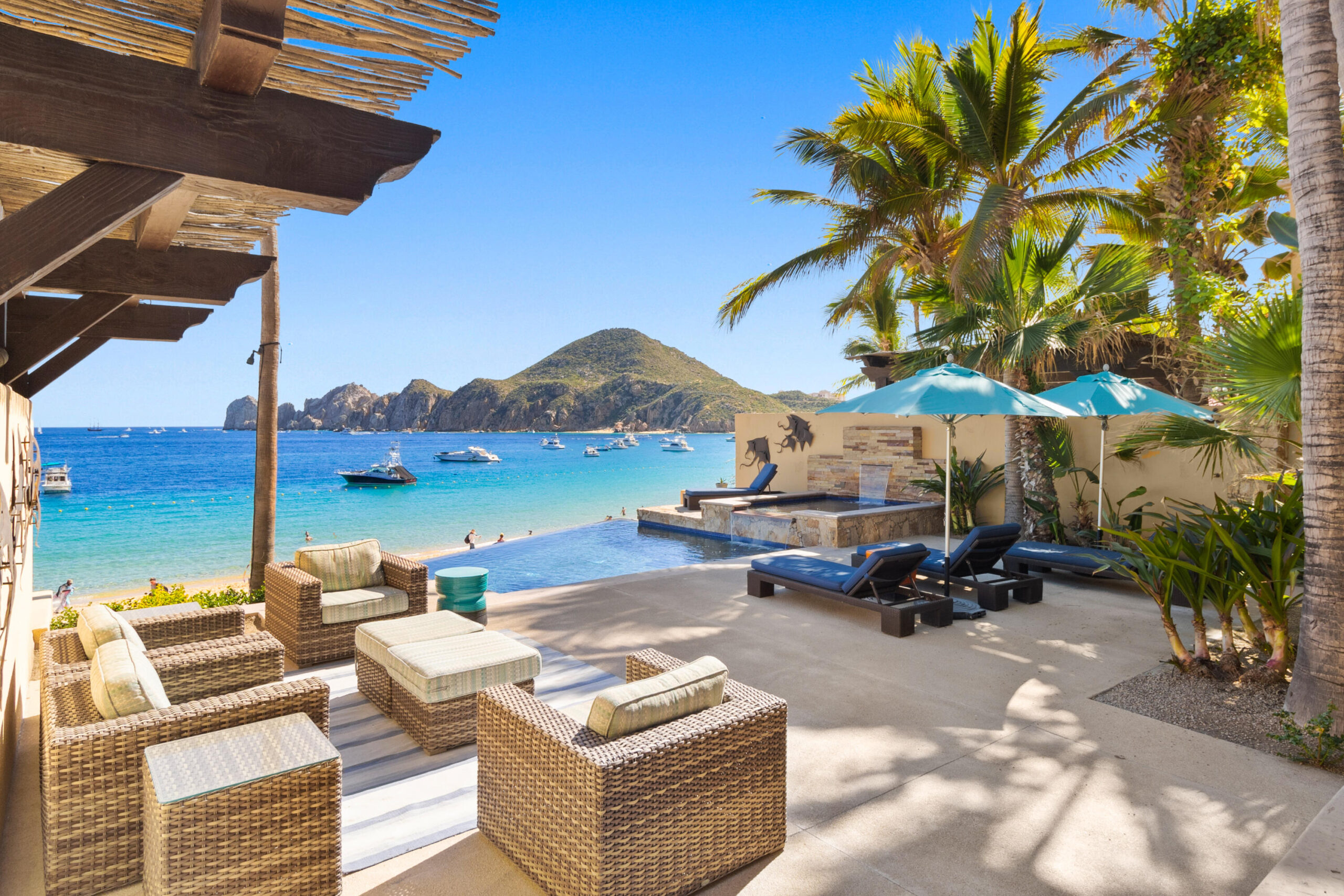 Cabo Luxury Residenciaslomastule Serene Hilltop Property Overlooking Chileno Bay, Los Cabos CorridorNestled on nearly 2 acres in the heart of the prestigious Los Cabos corridor between San Jose del Cabo and Cabo San Lucas, this exceptional estate offers unmatched privacy, panoramic for sale