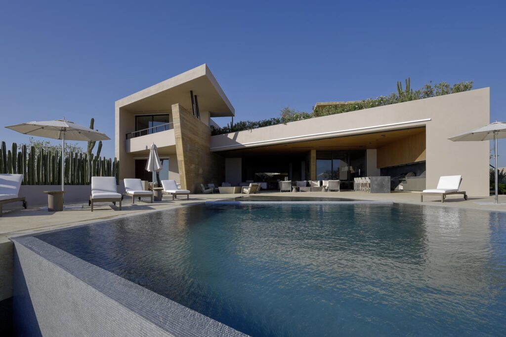 Cabo Luxury Espiritu Del Mar This two story home is located within the exclusive gated community of Espiritu. The entrance surrounded by the interior courtyard will welcome you home; at the lower level a mesmerizing for sale