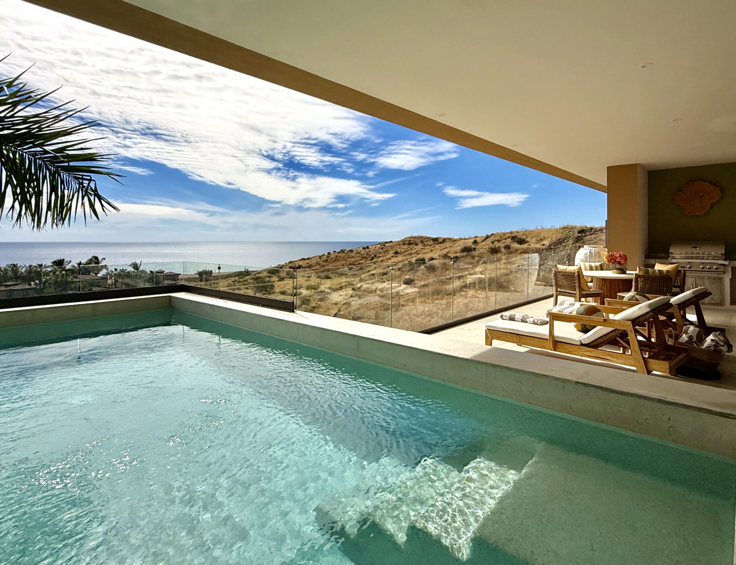 Cabo Luxury Brisas Experience coastal luxury in this stunning new-construction residence located within the exclusive gated community of Cabo Del Sol. Positioned on one of the most coveted streets in Las Brisas, this fully funded home offers breathtaking for sale
