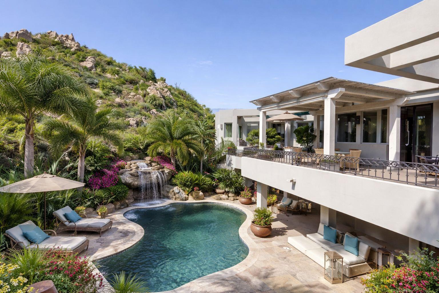 Cabo Luxury Pedregal Csl Set high above Pedregal, overlooking all Cabo San Lucas, Villa Leonetti reigns as the property with the most breathtaking panoramic for sale