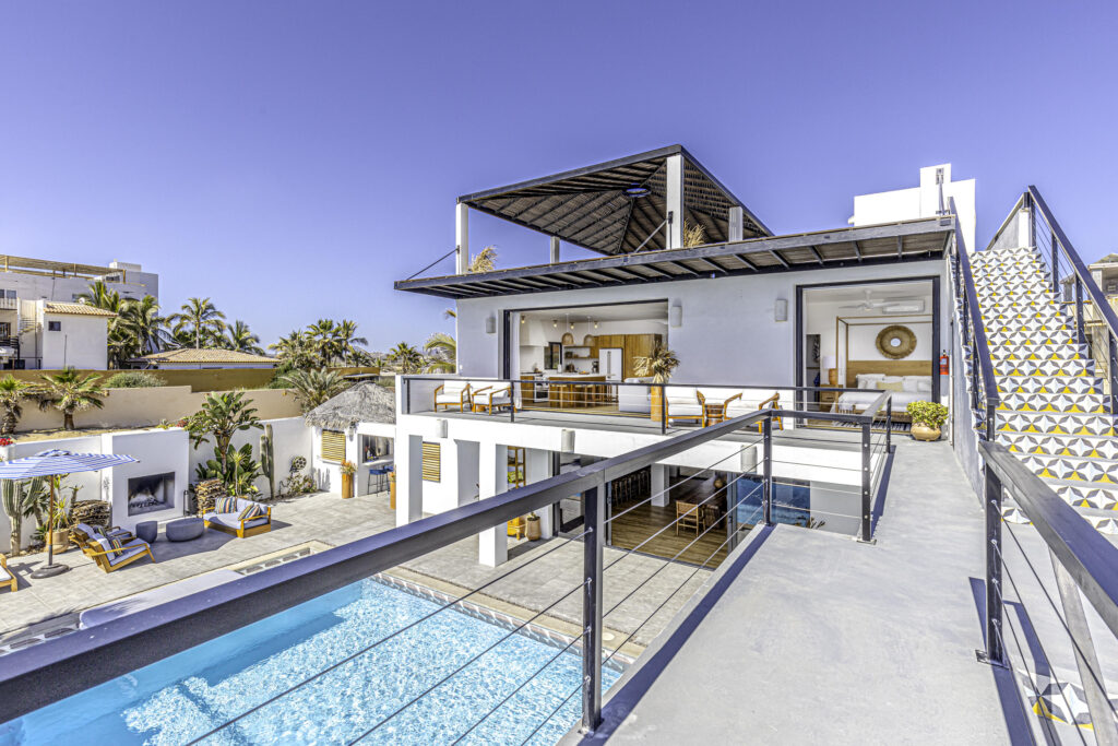 Cabo Luxury Espiritu Del Mar This two story home is located within the exclusive gated community of Espiritu. The entrance surrounded by the interior courtyard will welcome you home; at the lower level a mesmerizing for sale