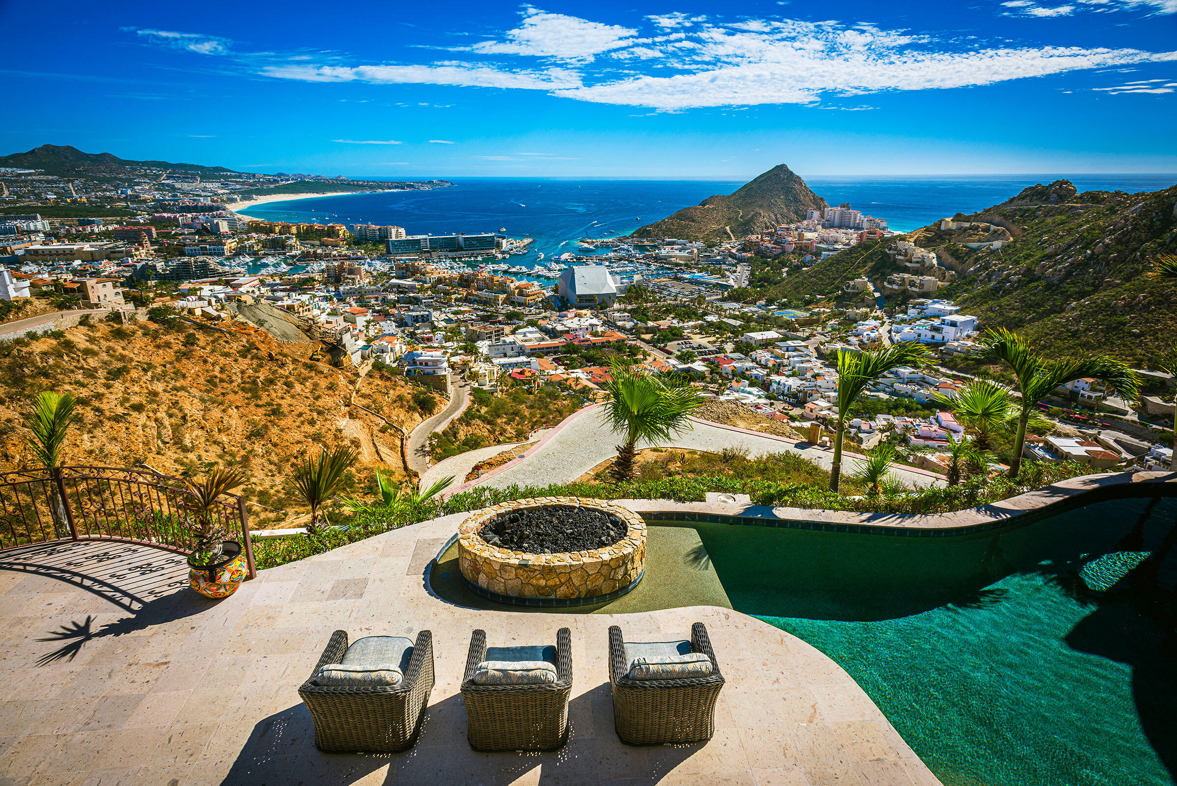 Cabo Luxury Pedregal Csl Perched majestically above the iconic PEDREGAL sign, this rare estate offers the most coveted vantage point in Baja. Experience breathtaking dual for sale