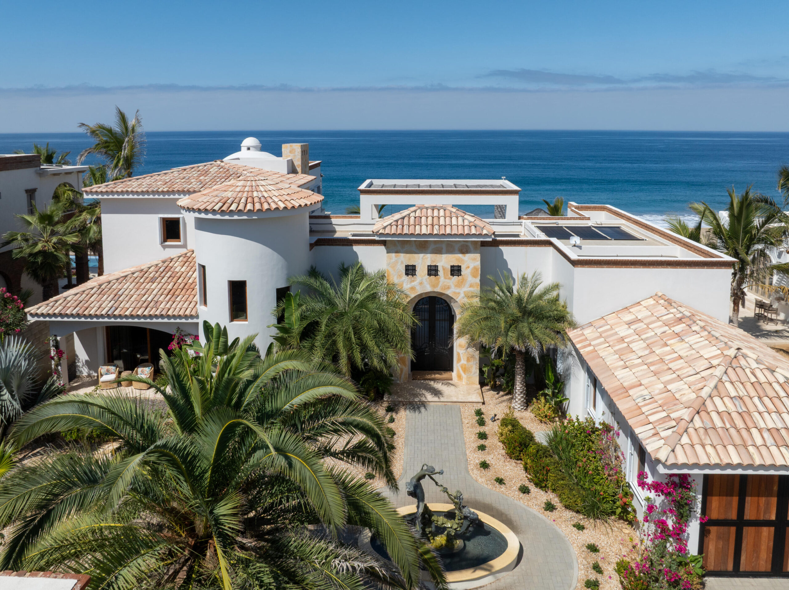 Cabo Luxury Section 1- Las Colinas A striking contemporary estate set atop the coveted Colinas hillside in Querencia, this new construction residence captures sweeping for sale