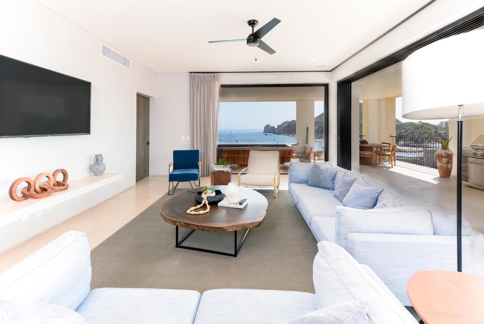 Cabo Luxury Hacienda Csl Experience elevated coastal living at this branded 3-bedroom, 3.5-bath residence on Cabo's iconic Médano Beach, celebrated for its vibrant energy, landmark for sale