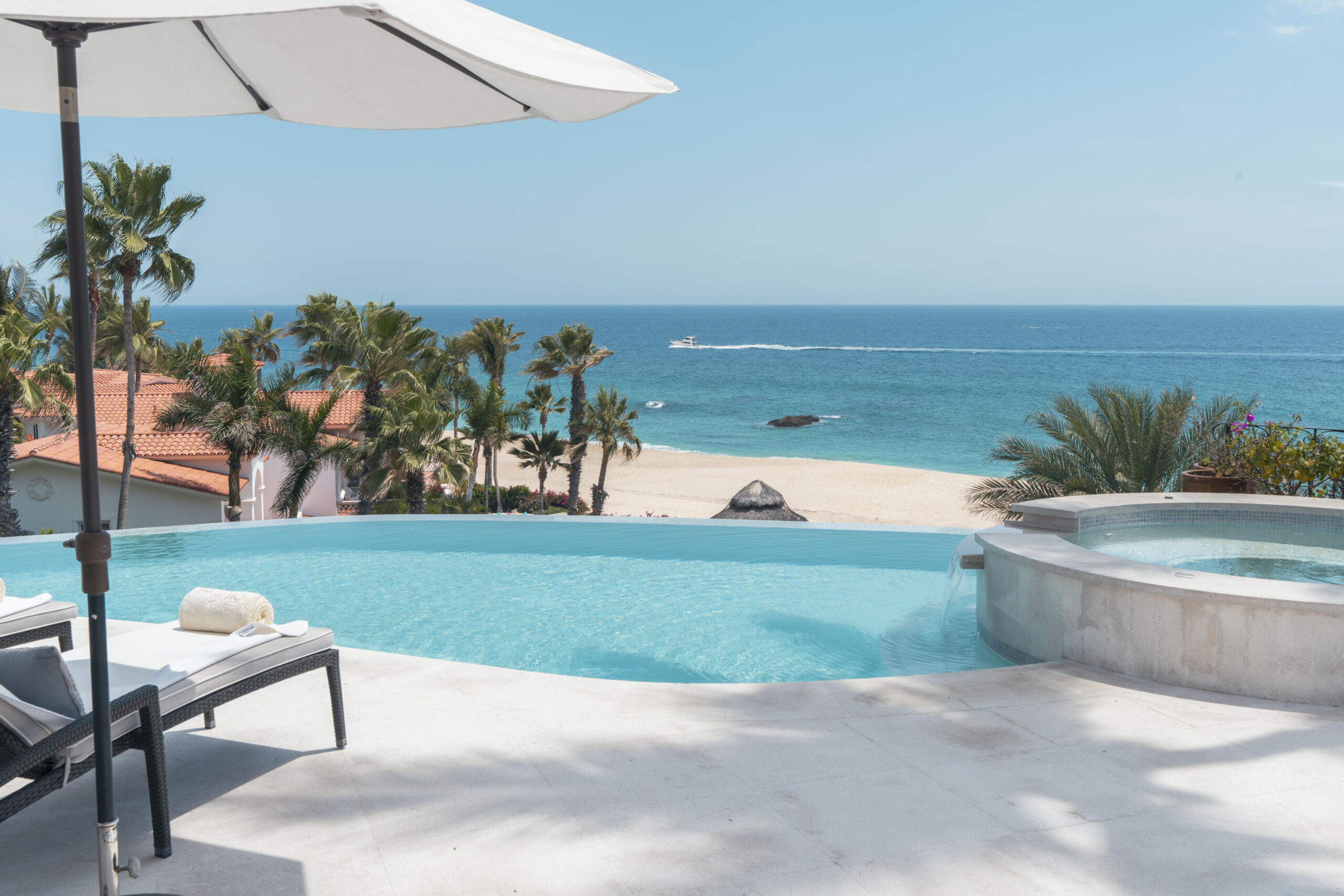 Cabo Luxury Villas Del Mar Villa 452 stands as one of the finest oceanfront estates in the prestigious Villas Del Mar community. Having undergone a meticulous recent remodel, the residence perfectly blends contemporary elegance with the iconic Palmilla aesthetic. As the only beachfront property currently available for sale in this exclusive enclave, it represents a singular market opportunity for the discerning buyer. for sale